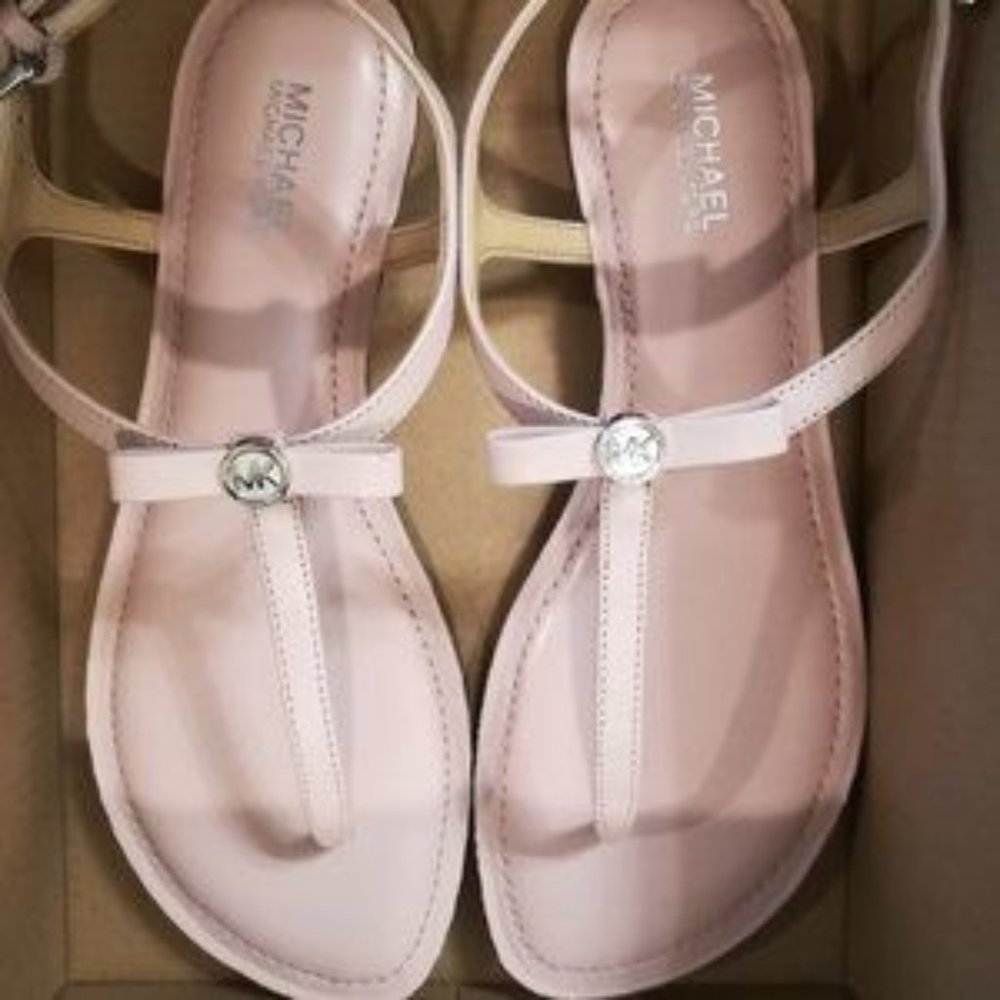 MK Micheal Kors pink sandals